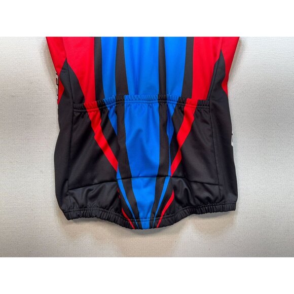 Biemme AMD Shimano Specialized Sleeveless Cycling Vest Mens Sports Blue Zip Up - Picture 11 of 11